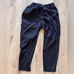 Women’s Black Jogger Pants with Drawstring